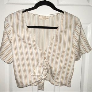 Pull & Bear, striped crop